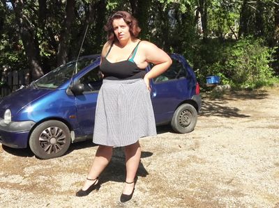 Young slut with big huge natural breasts, Clara, 21, is also an incredible fat slut! - Tonpornodujour.com